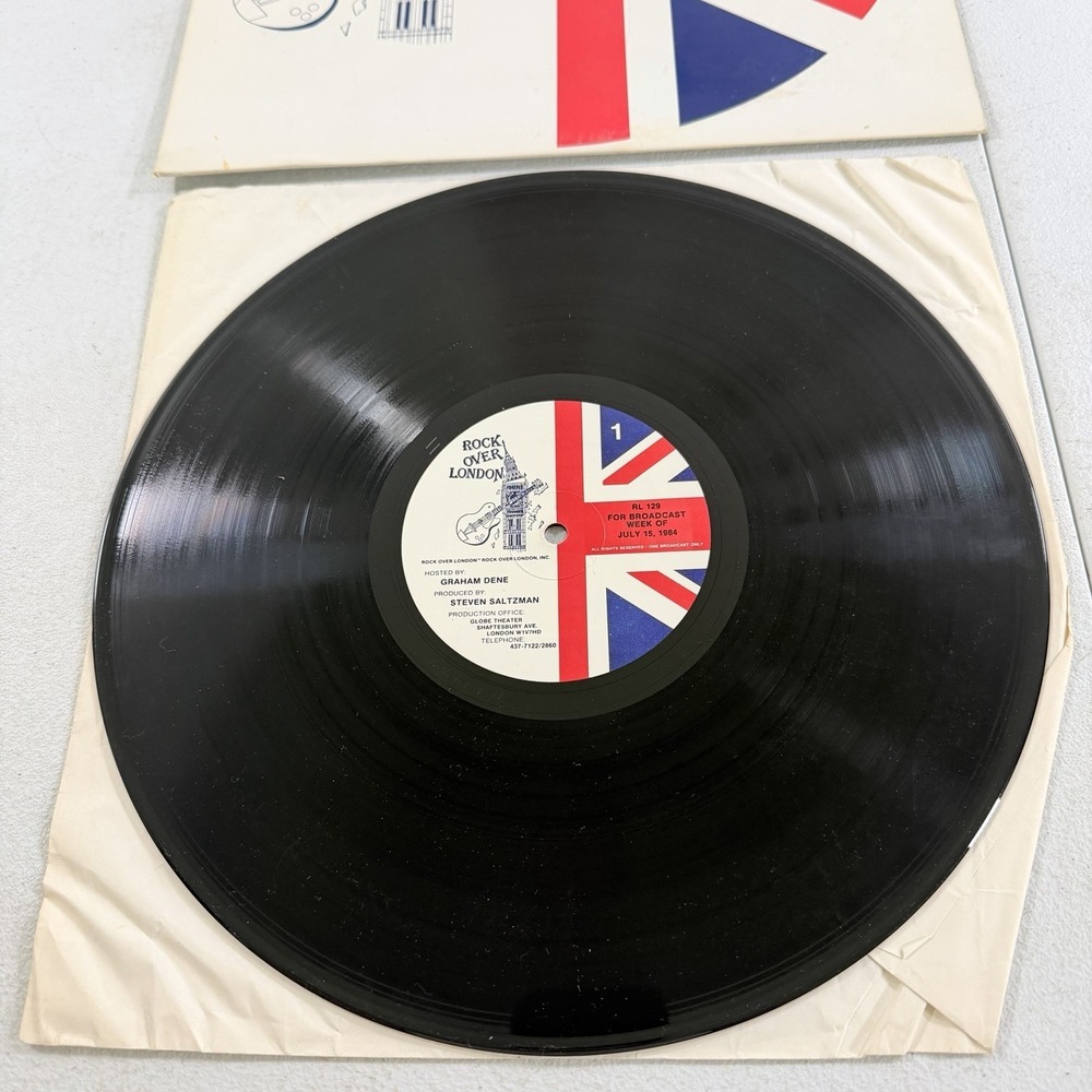 Rock over London #129 July 15, 1984 Vinyl Record LP Radio Show NO CUE SHEET - Picture 3 of 7